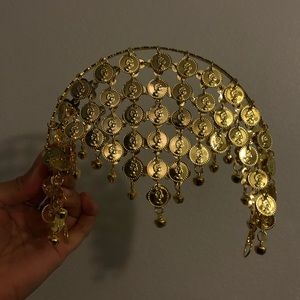 GYPSY GOLD HEADBAND / GREEK GODDESS COSTUME